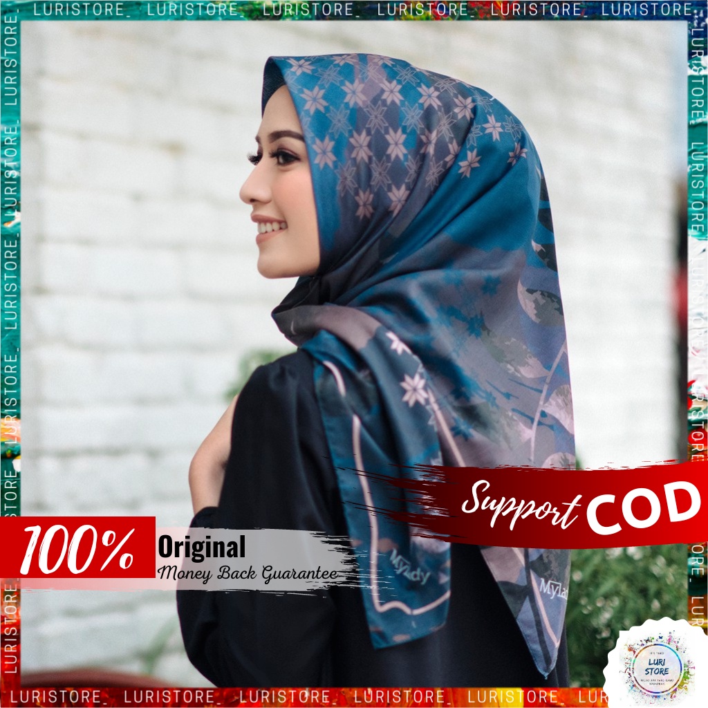 MYLADY HIJAB ORIGINAL GINI Hijab Jilbab Jelbab Kerudung My Lady Ori Motif Terbaru