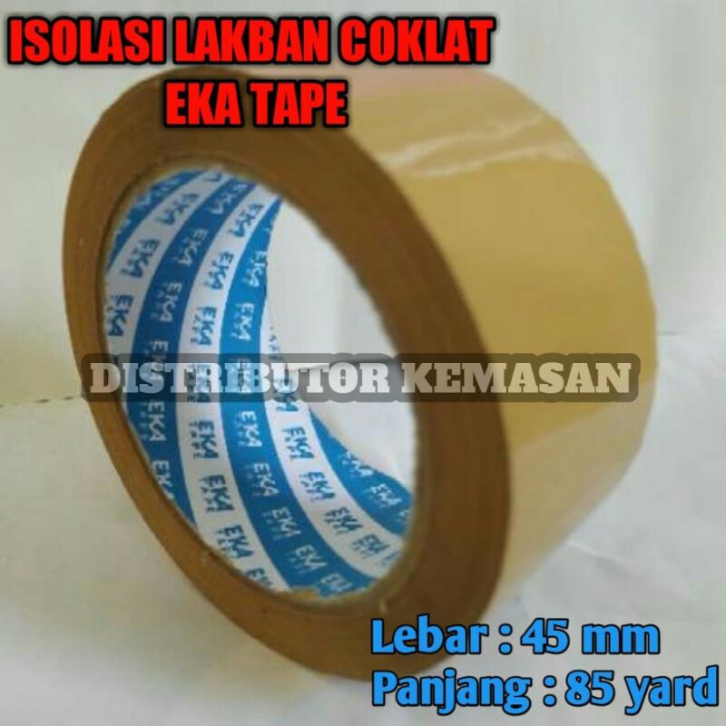 

EKATAPE ISOLASI LAKBAN SELOTIP COKLAT TAN BROWN EKA TAPE BY DAIMARU