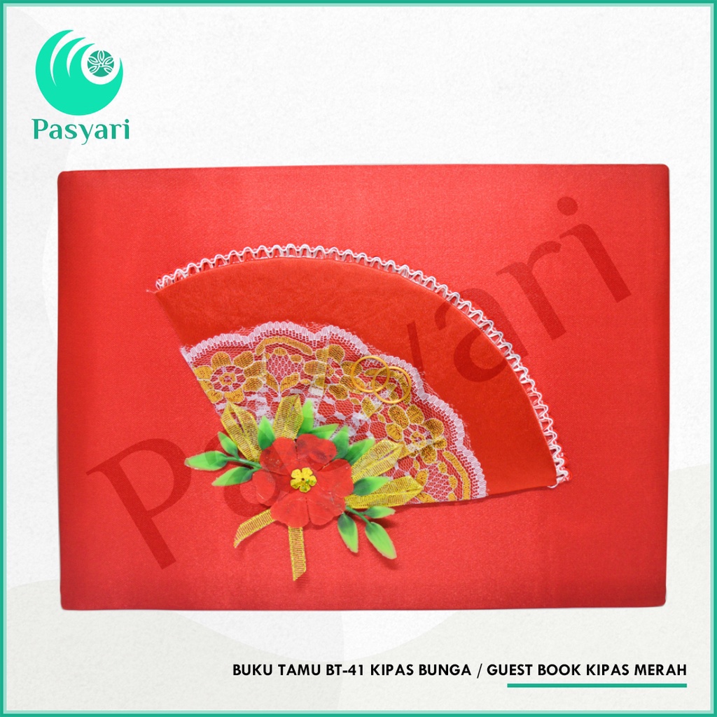 

Buku Tamu Bt-41 Kipas Bunga / Guest Book Kipas Merah