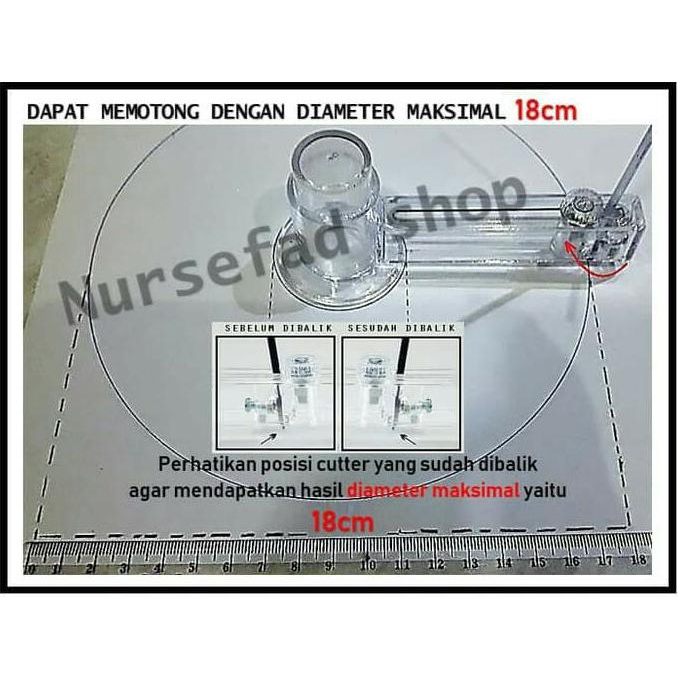 

Alat Pemotong Lingkaran Pemotong Kertas Bulat Circle Cu Paling Murah