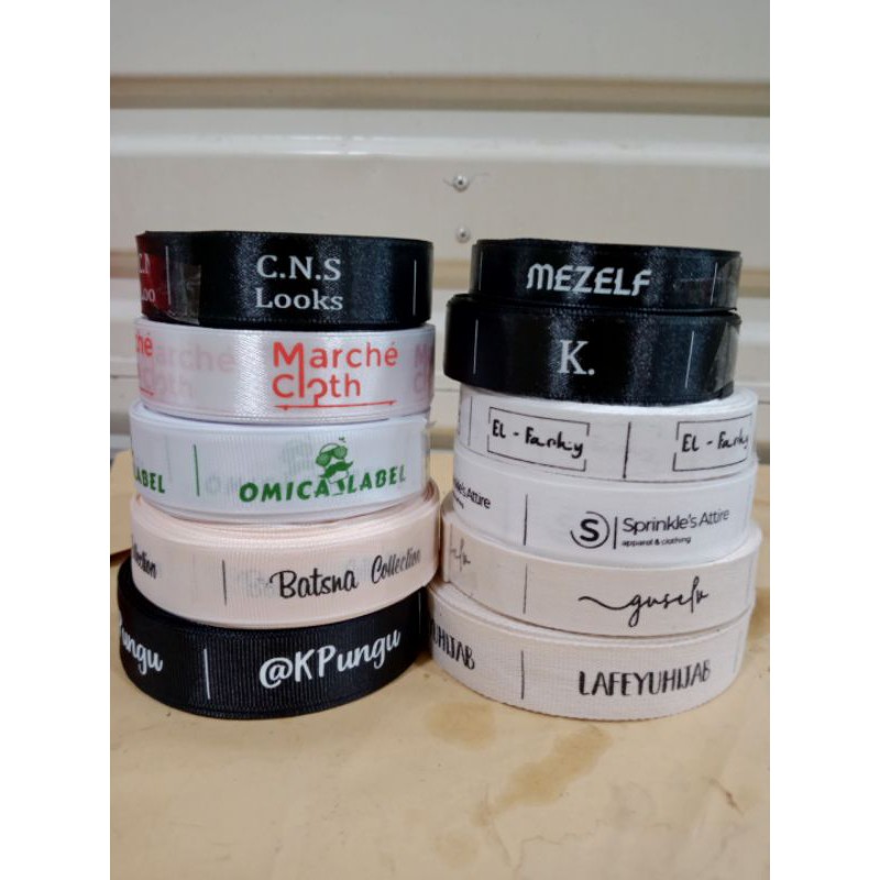 

MilL Label Baju / Label Hijab Free Desain 2-4 Hari Jadi