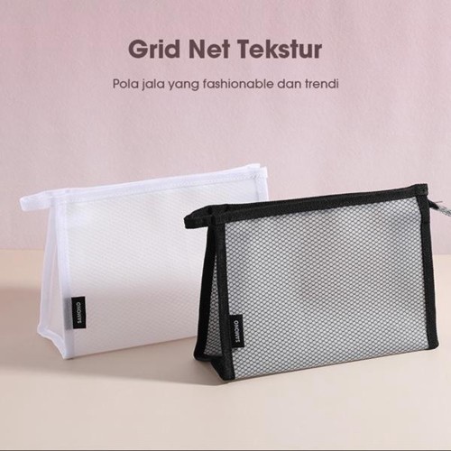 Pouch Kosmetik Organizer Dompet Jaring Serbaguna Samono SMB003