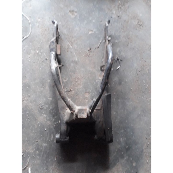 swingarm swing arm sapit sapiturang kawasaki athlete athlet athlit modifikasi mini trail tril