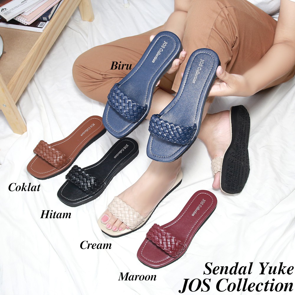 JOS Collection - Yuke Sendal Flat Wanita