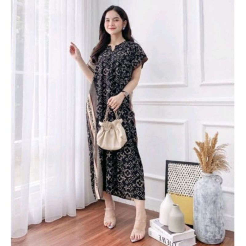 Jumbo Dress Semata Kaki Daster Hebel Rayon Armor