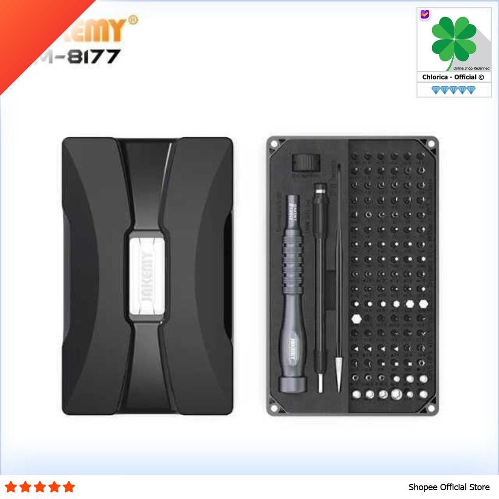 

Jakemy 106 in 1 Obeng Set Portable DIY High-End Screwdriver - JM-8177