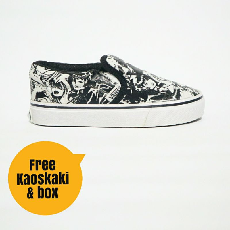 sepatu anak vans slip on anak murah marvel