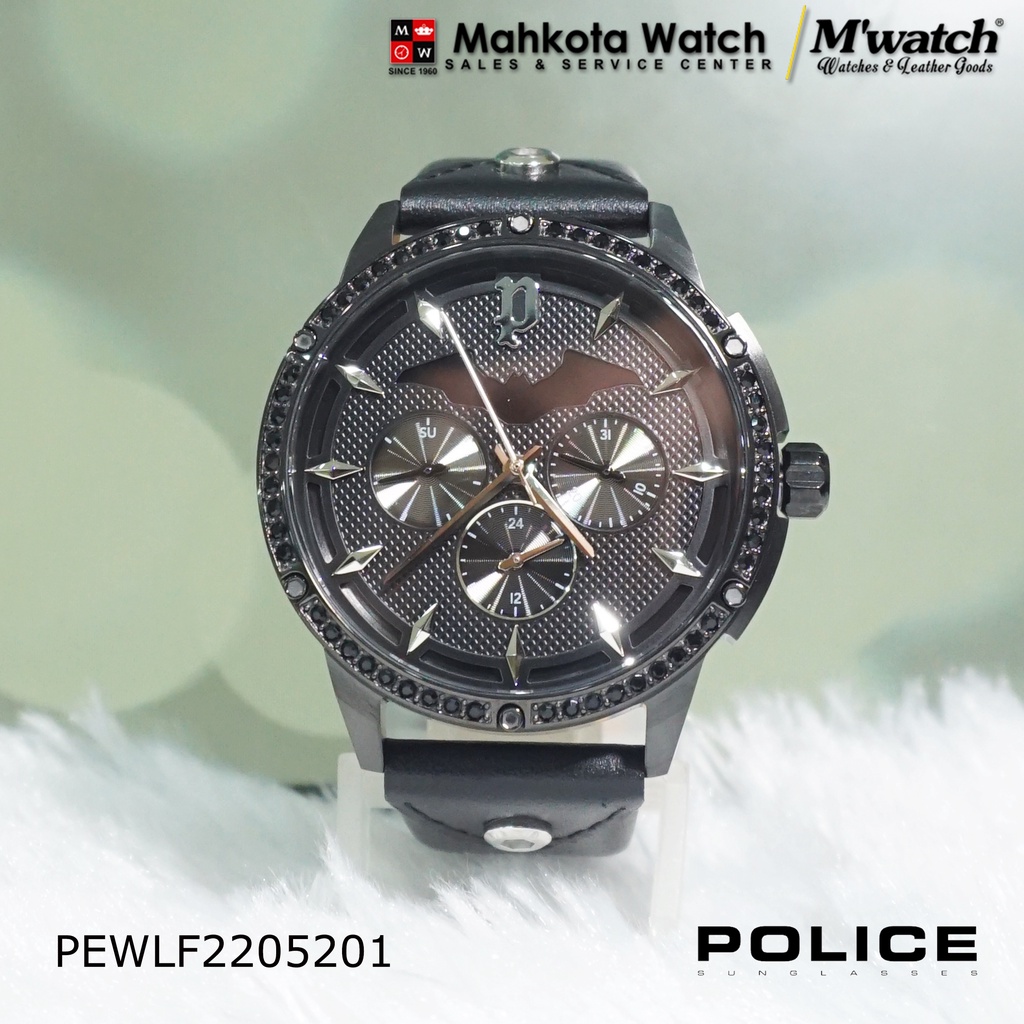 JAM TANGAN PRIA POLICE X BATMAN PEWLF2205201 ORIGINAL