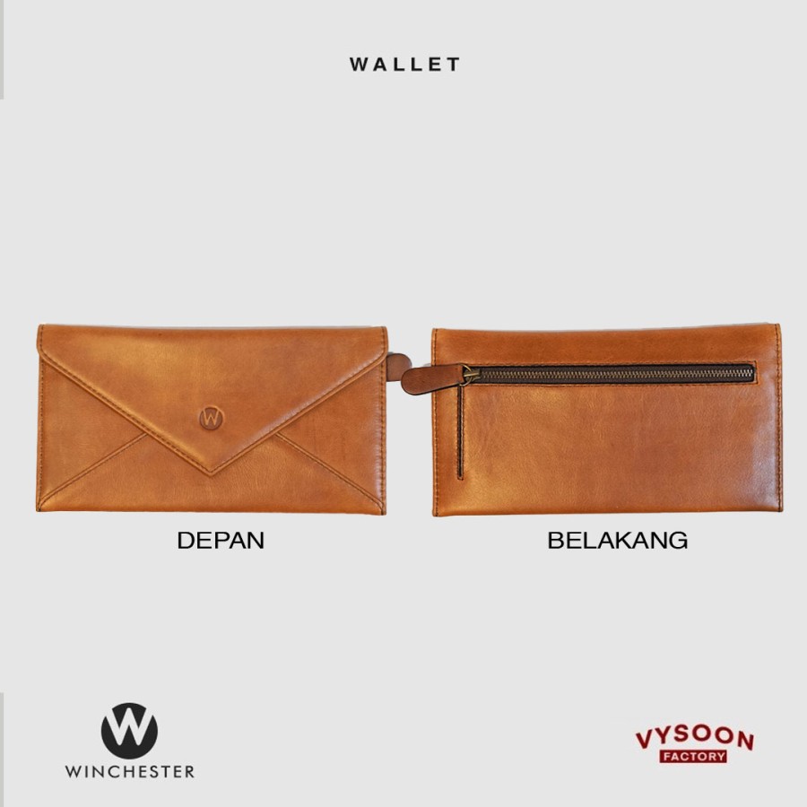 Dompet Wanita Panjang Kulit Leather Kualitas Premium / Dompet Kulit