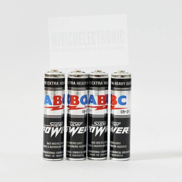 Baterai ABC AAA super power 1,5 v