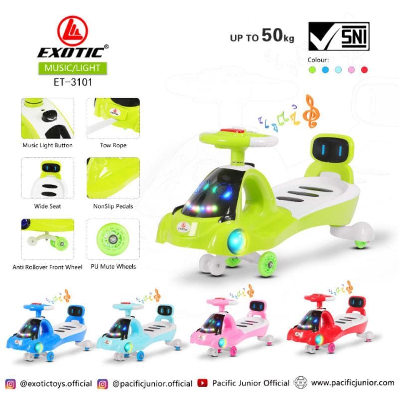 Exotic Swing Car ET3101 / Mainan Mobilan Anak