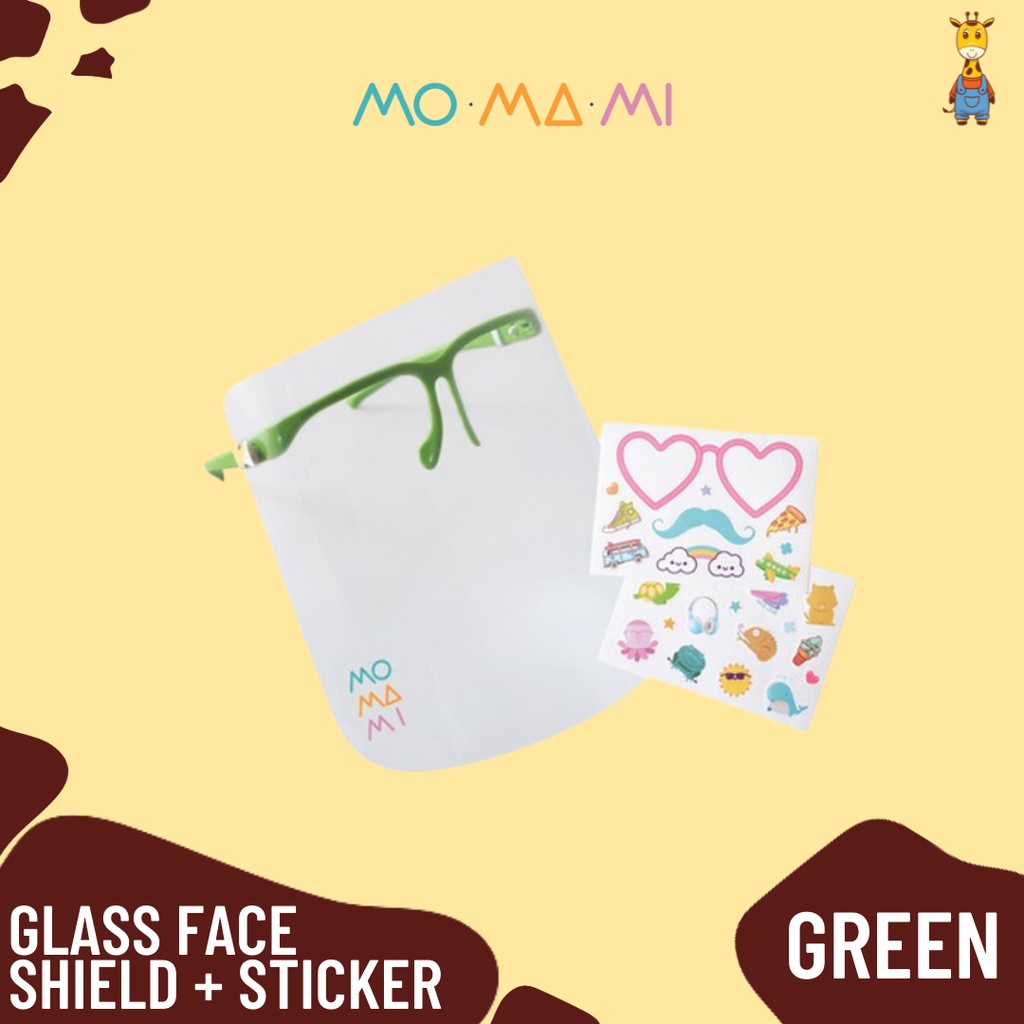 Momami Glass Faceshield+Sticker