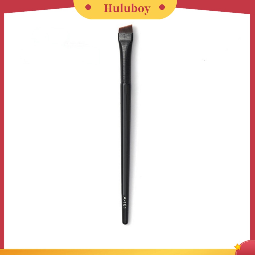 Huluboy Huluboy♡ 2 Pcs Brush Makeup Bahan Nilon Untuk Alis Dan Eyeliner