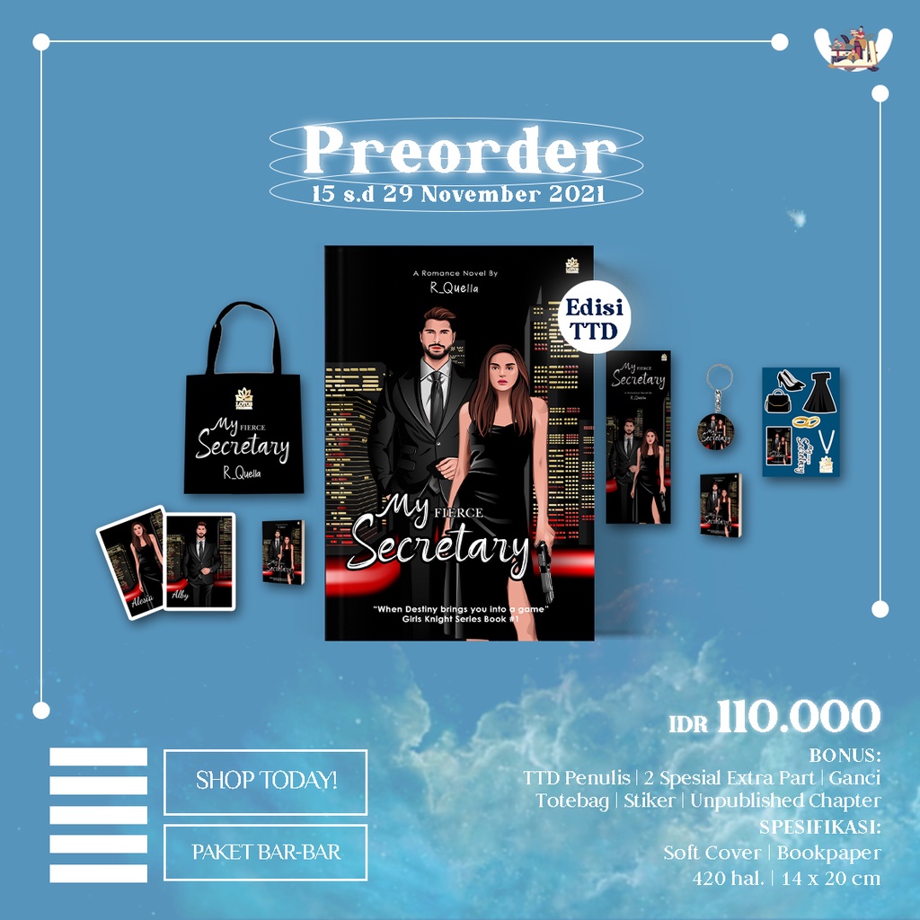 Ready Novel The Fierce Secretary Penulis: R Quella-PAKET KALEM
