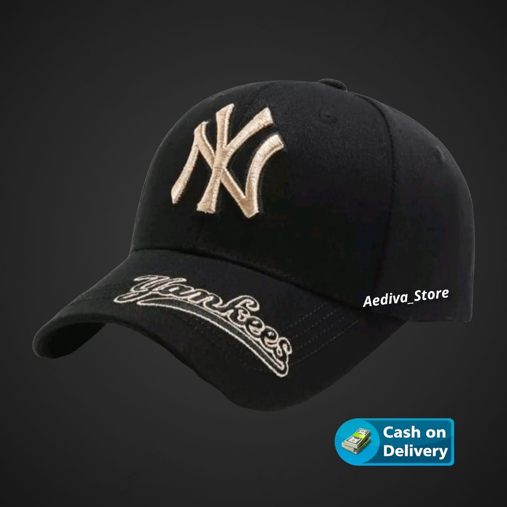 New Topi Ny yankees new york newyork baseball bordir YANKEES kualitas import premium snapback adjus dewasa Pria wanita