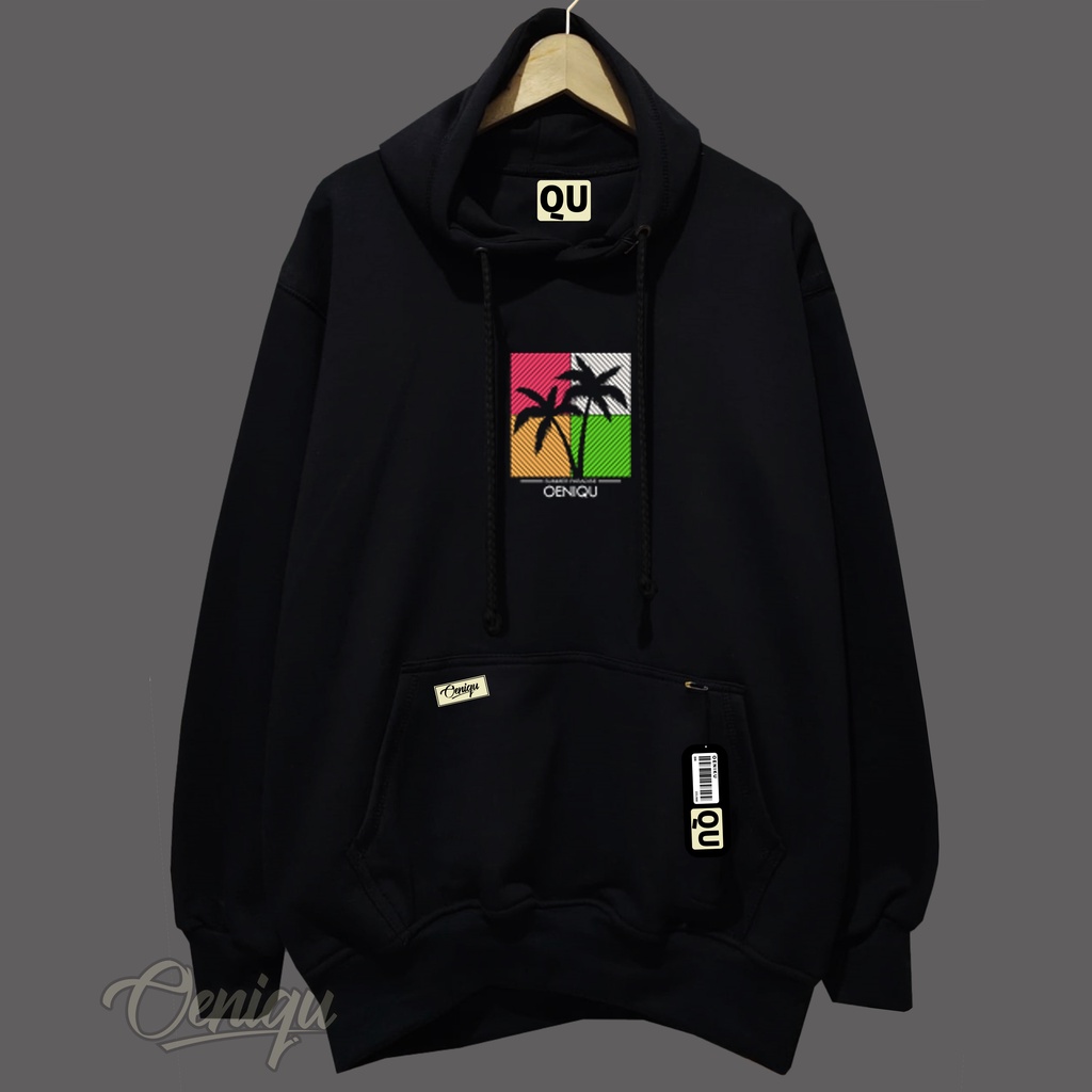 Hoodie oversize unisex original OENIQU motif BEACH