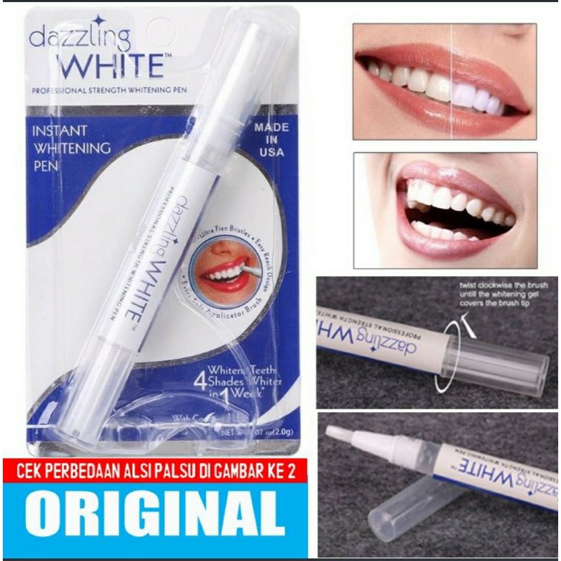 Pemutih Gigi instant Dazzling white teeth whitening Pen