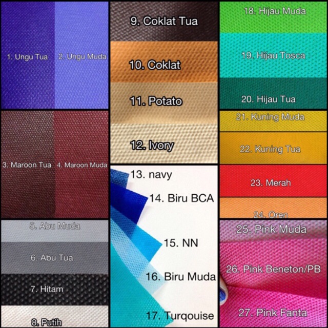 Spunbond / kain furing / kain tisu