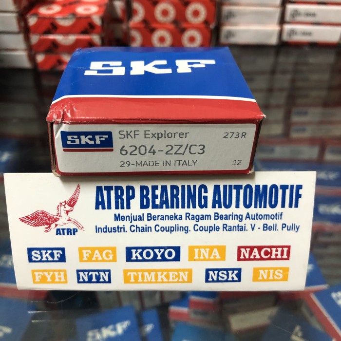 Ball Bearing 6204 2Z/C3 Skf