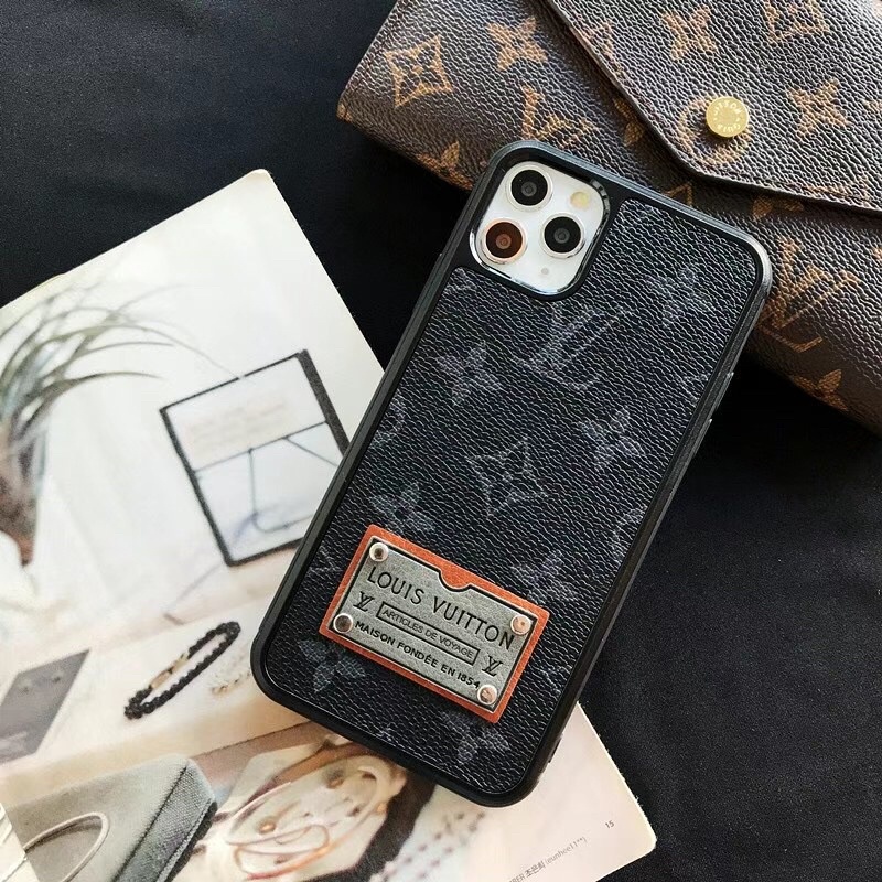 LV LEATHER HARD CASE IPHONE 7 Plus 7+ 8 8+ X Xs Xr XsMAX 11 11Pro 11ProMax 12 12Mini 12Pro 12ProMax