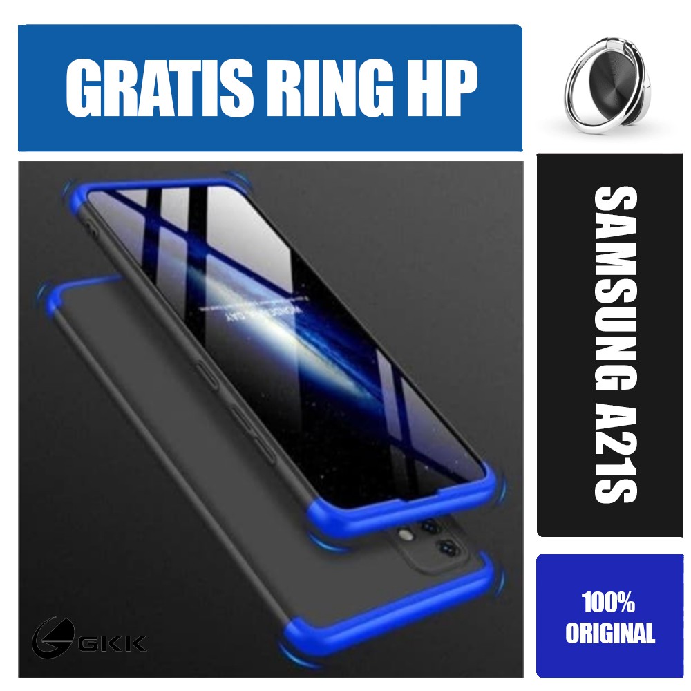 GKK Samsung A21s Armor 360 Full Cover Baby Skin Hard Case