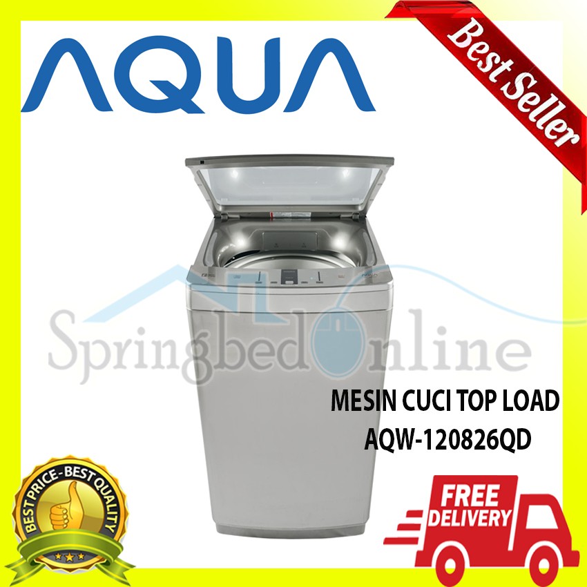 AQUA Mesin Cuci Top Load - AQW 120826QD