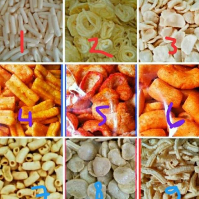 

Aneka krupuk dan Cemilan