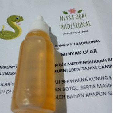 

MINYAK ULAR 100% MURNI & ASLI NISSA OBAT TRADISIONAL