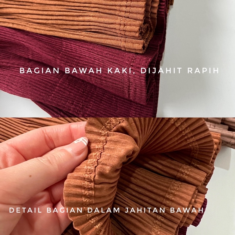 READYBASIC - CELANA PANJANG BASIC KULOT LIDI BAHAN HYGET ROYAL PREMIUM