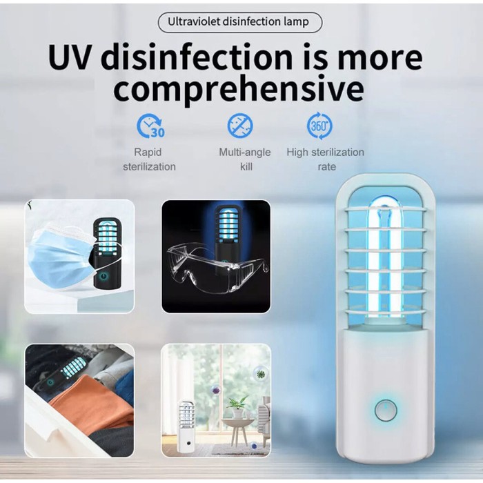 Lampu Sterilisasi UV + Ozone Lamp Sterilizer Anti Virus