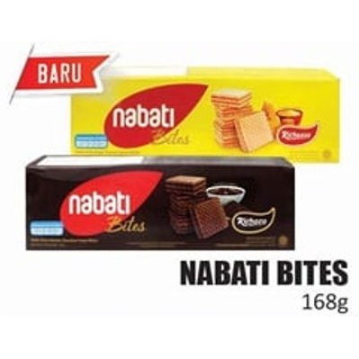 

Richeese Nabati Bites Wafer Box Coklat atau Keju 168gr