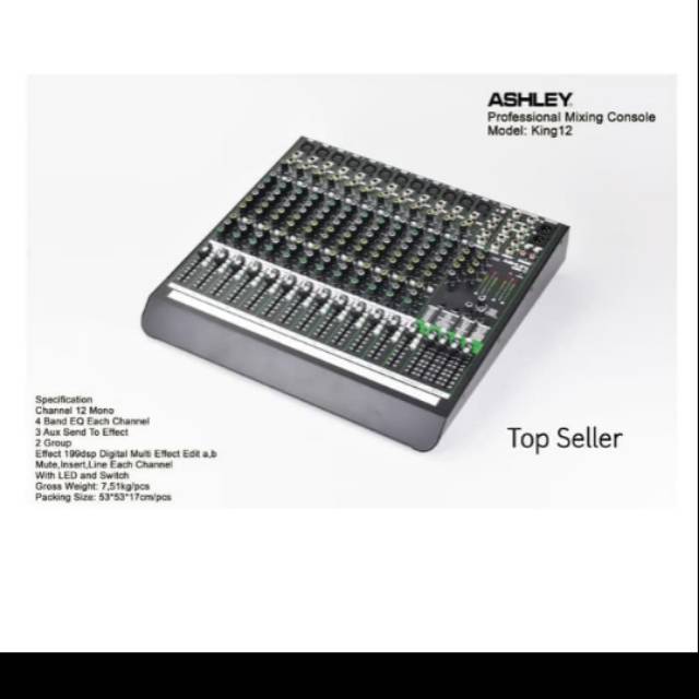 Mixer audio ashley king 12