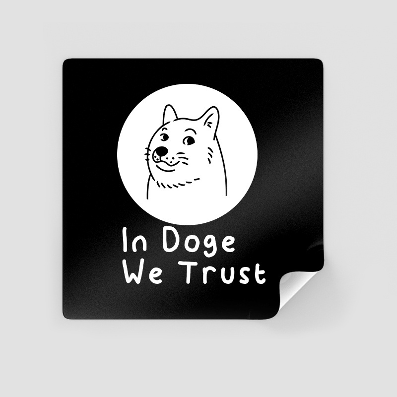 

Stiker Doge Coin To The Moon Satuan Anti Air