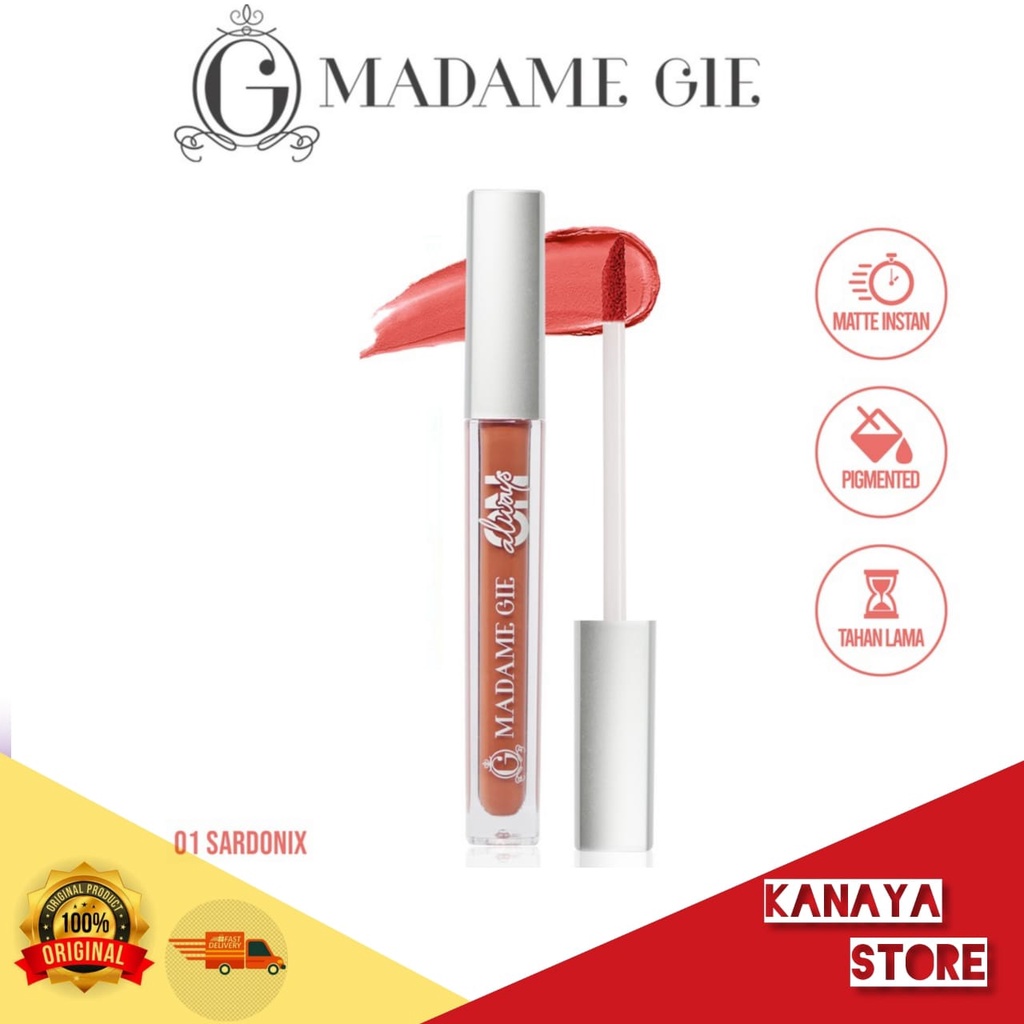 Madame Gie Always On Lip Cream - MakeUp Lip Cream Lipstik