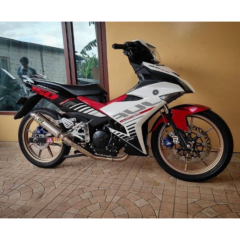 Knalpot Rob1 Stainless TGA MX King 150cc 100% Original