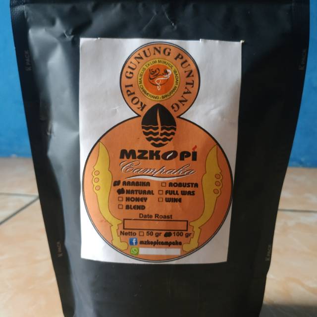 

Kopi gunung puntang natural ( arabika )