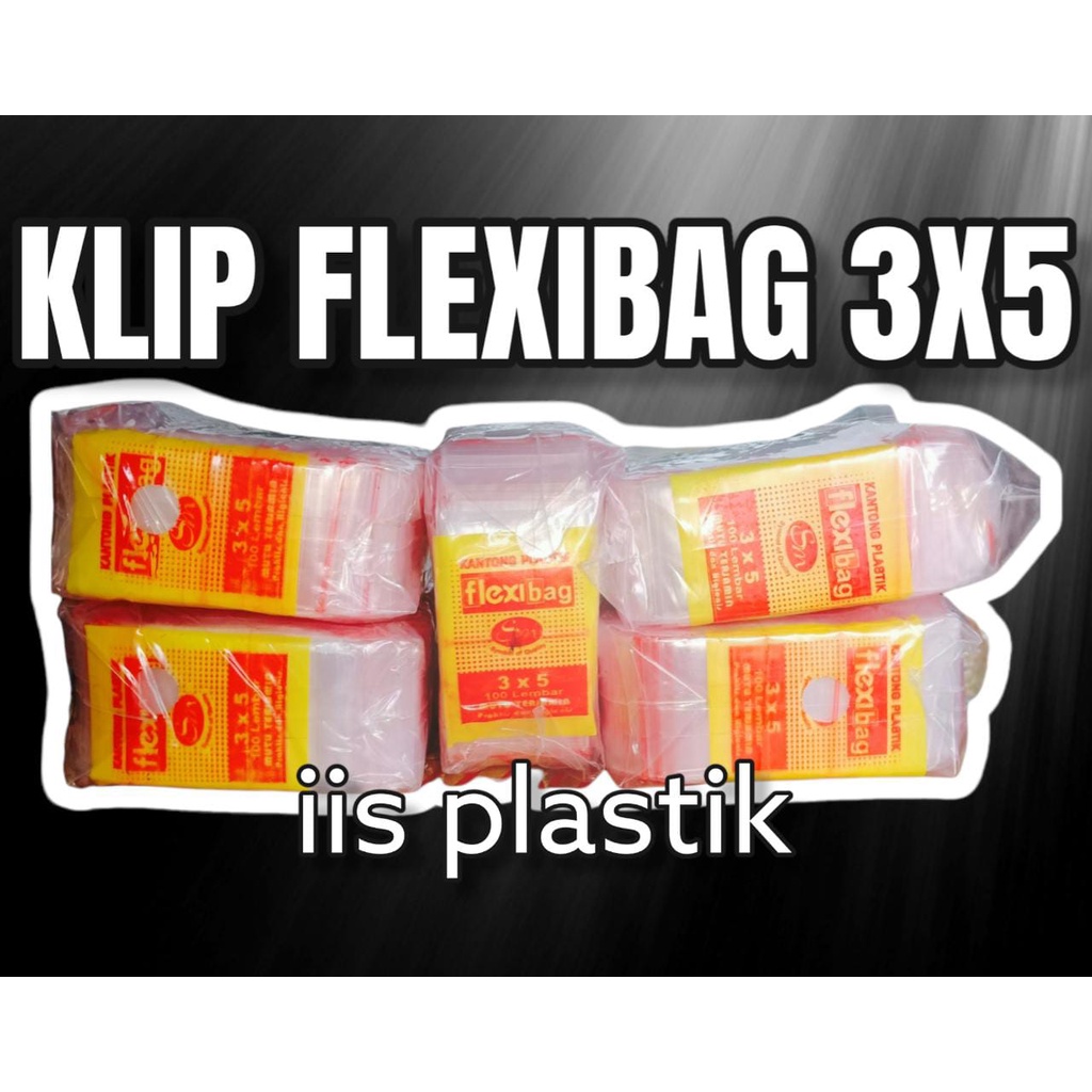 Kantong plastik klip 3x5 isi 100pcs clip ziplock zipper pouch / kantong plastik klip emas,obat,saus