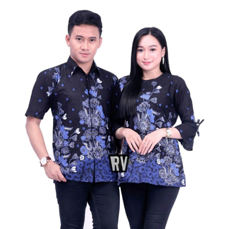 Maura Couple - Sania Ruffle Batik Couple Ori Ndoro Jowi Garansi Termurah Shopee - BATIK MODERN Jogja