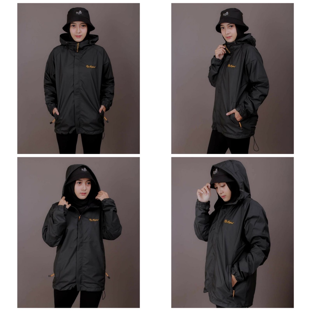 Jaket Parasut Pria / Wanita Waterproof M L XL Jaket Pria / Wanita Terbaru Kekinian Outdoor Anti Air