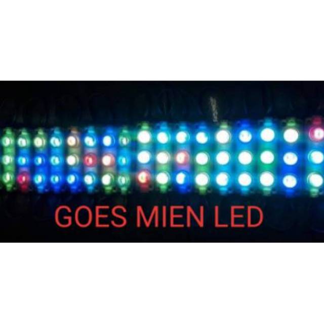 Led 3 mata 12 v RGB