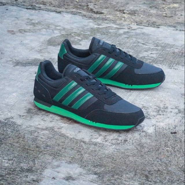 Adidas Neo City Racer Black Green