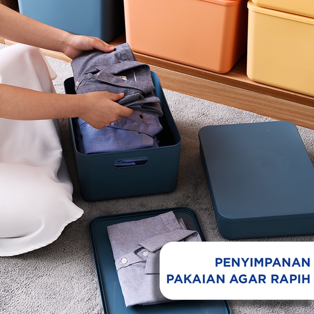 Kotak Penyimpanan Serbaguna Bin Organizer Multifungsi Keranjang penyimpanan plastik Storage Box