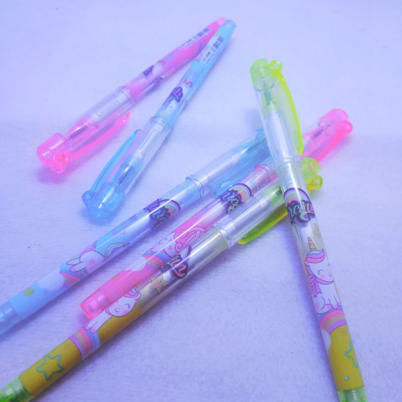

Unicorn Pen Cute Pulpen Kuda Poni