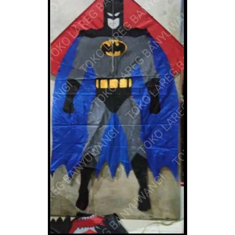 Layangan kain Lipat BATMAN BESAR NEW