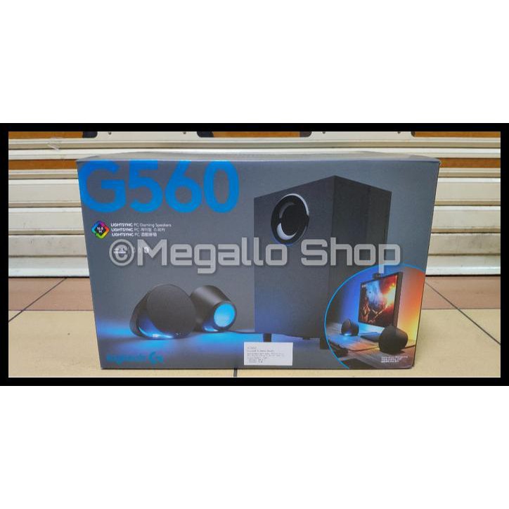 Logitech G560 Lightsync Pc Gaming Speakers Garansi Resmi - Hitam