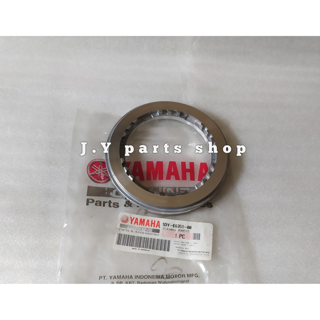 PLATE PRESSURE 1 LAWAN KAKI 6 DUDUKAN KAMPAS KOPLING JUPITER Z1 ORIGINAL YGP 1DY-E6351-00