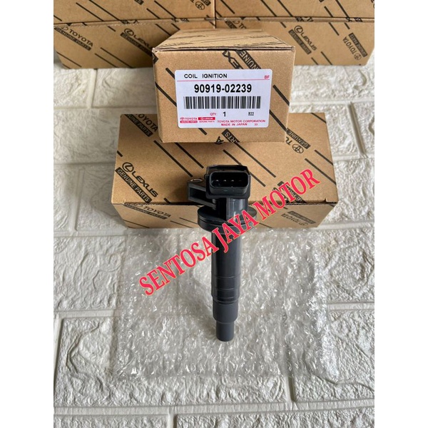 Ignition Coil Koil Kuil Busi Corolla Altis Lama Wish 1ZZ 1.6CC 2001-2003 Denso Japan 90919-02234