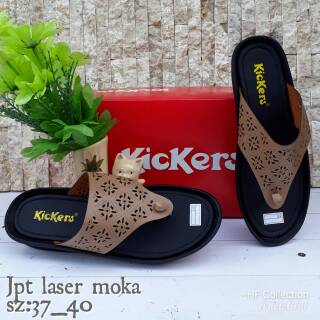  Sandal  japit jepit kickers  laser  grade ori mudah dan bagus 