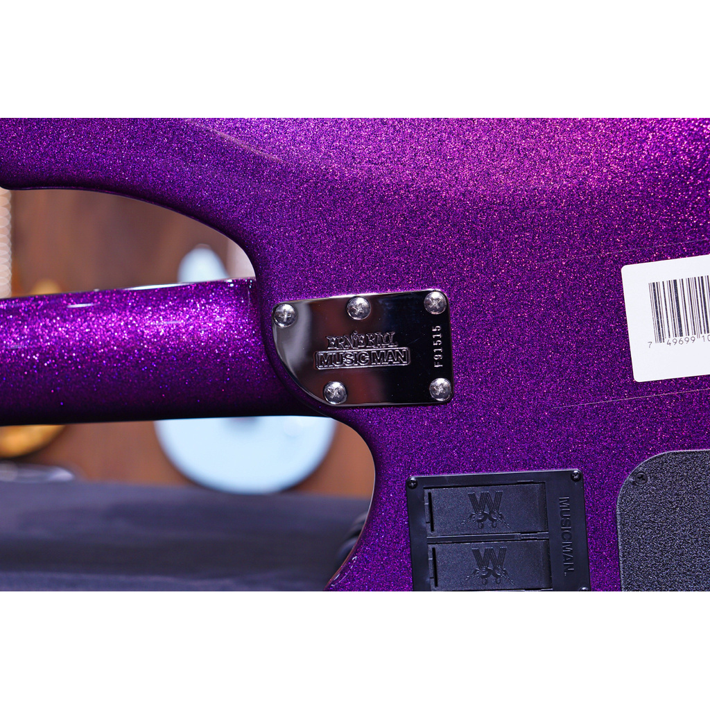 Ernie Ball Music Man Bongo 5 Bass Guitar - Fuschia Sparkle F91515