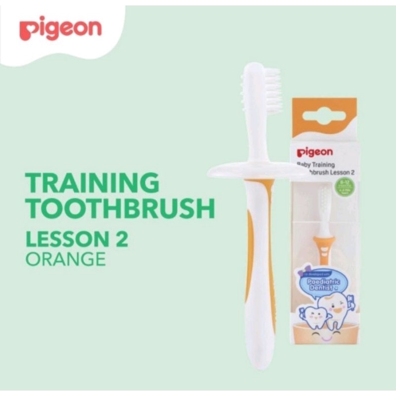 Pigeon Baby Training Toothbrush Lesson 1 dan 2